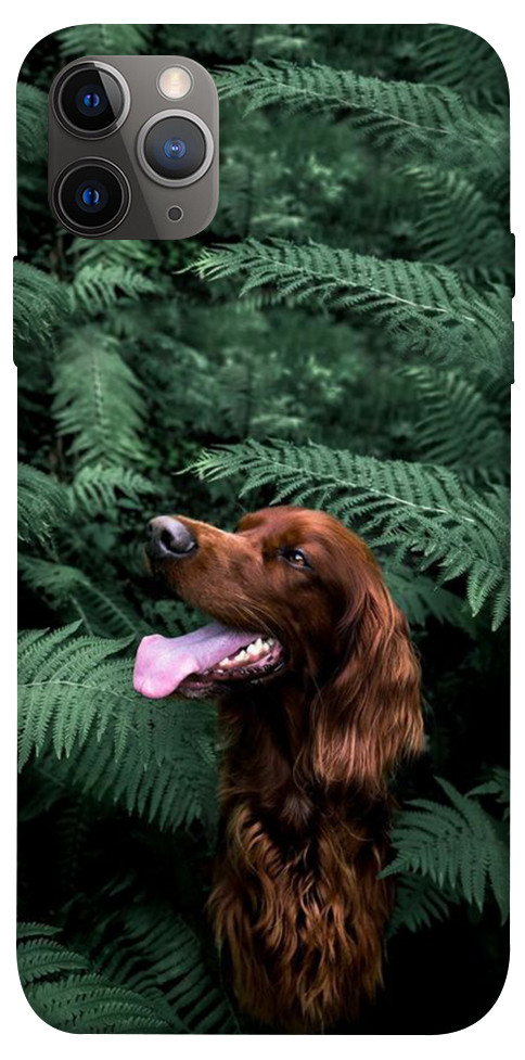 Чехол Собака в зелени для iPhone 12 Pro Max