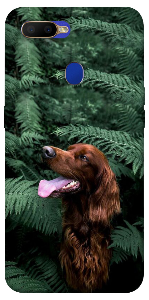 Чехол Собака в зелени для Oppo A12