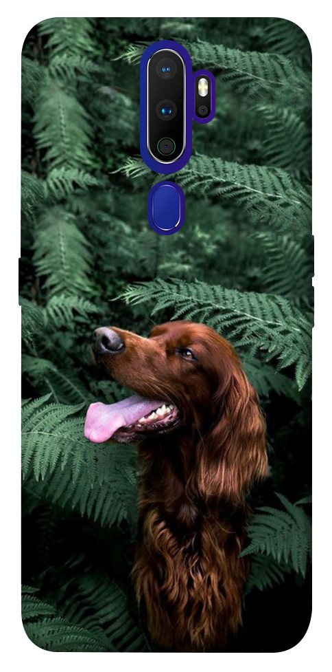 Чехол Собака в зелени для Oppo A9 (2020)