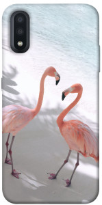 Чехол Flamingos для Galaxy A01