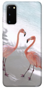 Чехол Flamingos для Galaxy S20 (2020)