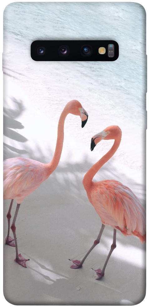 Чехол Flamingos для Galaxy S10 Plus (2019)