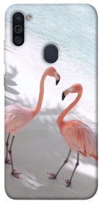 Чехол Flamingos для Galaxy M11 (2020)