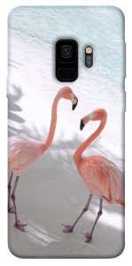 Чехол Flamingos для Galaxy S9