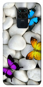 Чехол Butterflies для Xiaomi Redmi Note 9