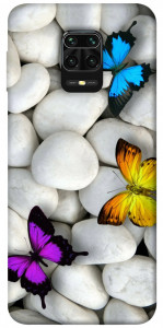 Чехол Butterflies для Xiaomi Redmi Note 9 Pro