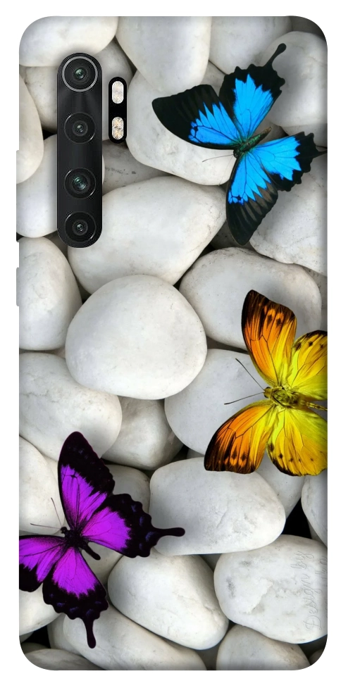 Чехол Butterflies для Xiaomi Mi Note 10 Lite