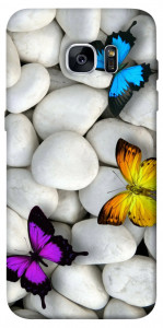 Чехол Butterflies для Galaxy S7 Edge