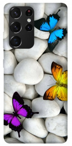 Чехол Butterflies для Galaxy S21 Ultra