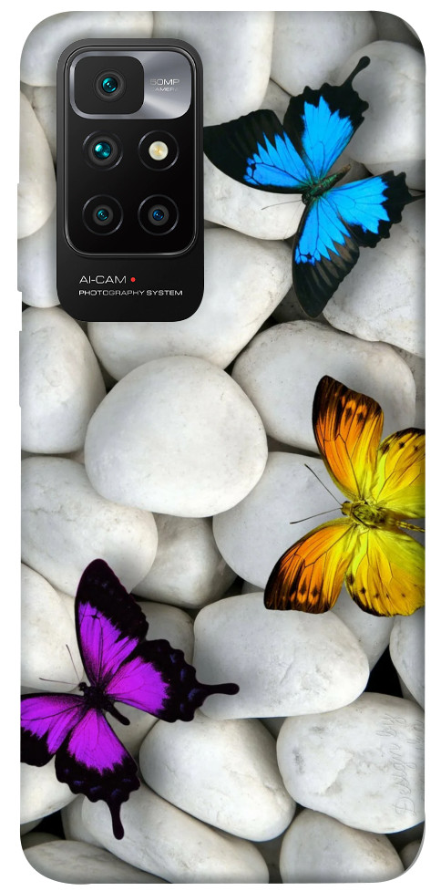 Чехол Butterflies для Xiaomi Redmi 10