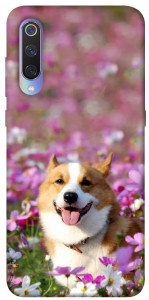 Чехол Корги в цветах для Xiaomi Mi 9