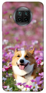 Чохол Коргі в квітах для Xiaomi Mi 10T Lite