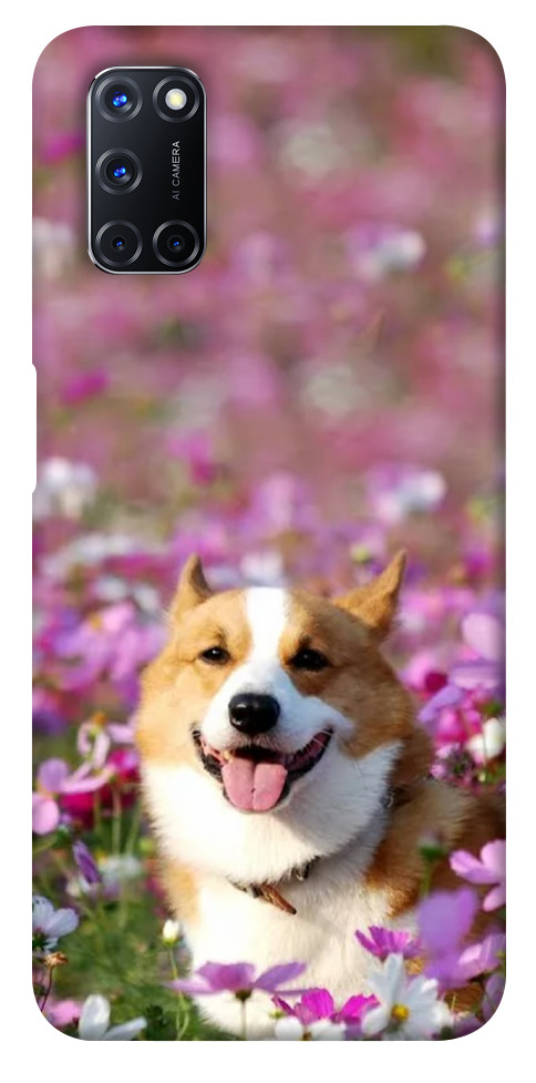 

Чехол Корги в цветах для Oppo A72 1327683
