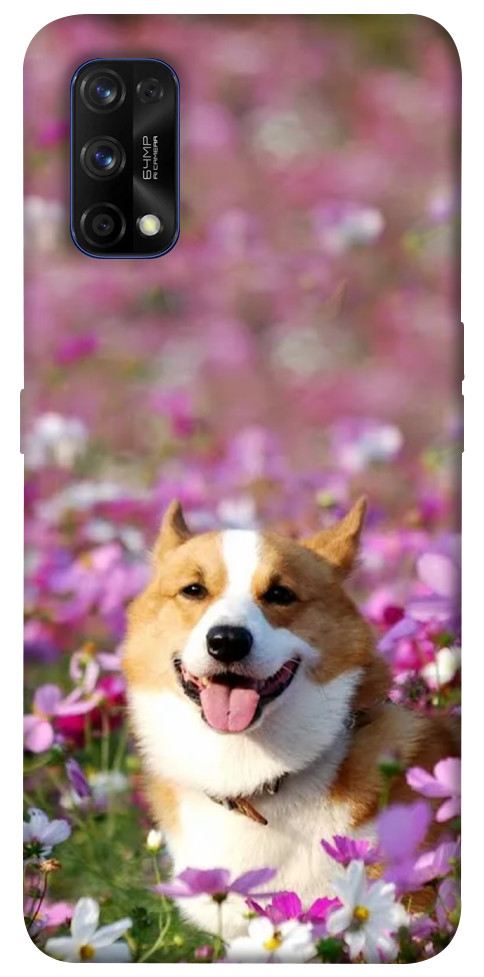 

Чехол Корги в цветах для Realme 7 Pro 1327719