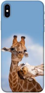 Чохол Милі жирафи для iPhone XS Max