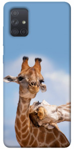 Чохол Милі жирафи для Galaxy A71 (2020)