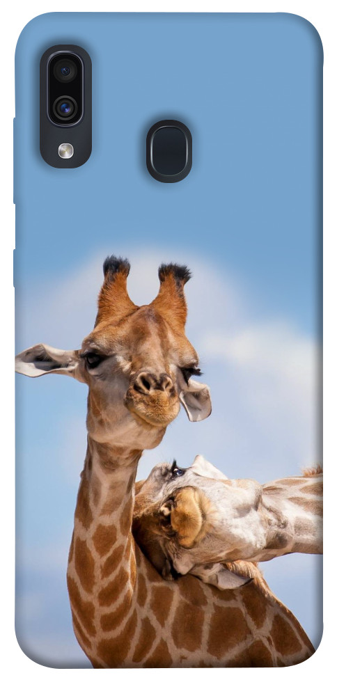 Чохол Милі жирафи для Galaxy A30 (2019)
