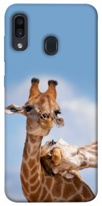 Чохол Милі жирафи для Samsung Galaxy A30