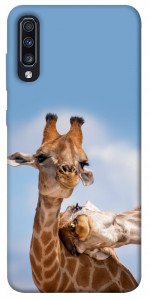 Чехол Милые жирафы для Galaxy A70 (2019)