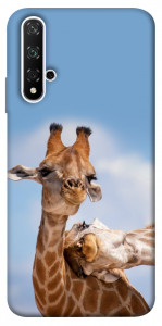Чохол Милі жирафи для Huawei Honor 20