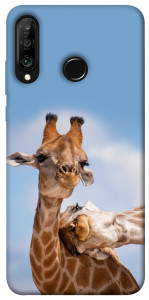Чохол Милі жирафи для Huawei P30 Lite