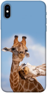Чехол Милые жирафы для iPhone XS