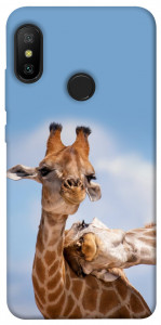 Чехол Милые жирафы для Xiaomi Redmi 6 Pro