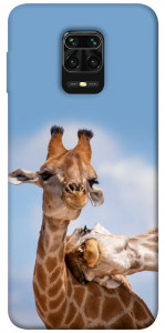 Чехол Милые жирафы для Xiaomi Redmi Note 9 Pro