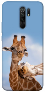 Чохол Милі жирафи для Xiaomi Redmi 9
