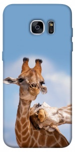 Чехол Милые жирафы для Galaxy S7 Edge
