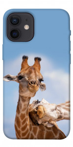 Чохол Милі жирафи для iPhone 12 mini
