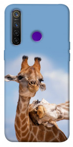 Чехол Милые жирафы для Realme 5 Pro