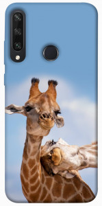 Чохол Милі жирафи для Huawei Y6p
