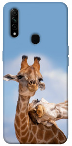 Чохол Милі жирафи для Oppo A31