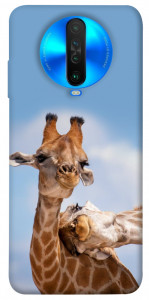 Чохол Милі жирафи для Xiaomi Poco X2