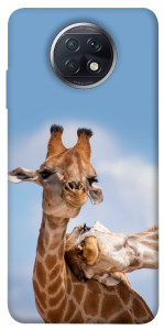 Чохол Милі жирафи для Xiaomi Redmi Note 9T