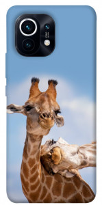 Чехол Милые жирафы для Xiaomi Mi 11