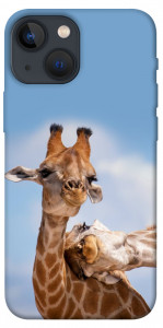 Чехол Милые жирафы для iPhone 13 mini