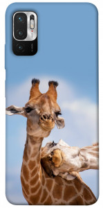 Чехол Милые жирафы для Xiaomi Redmi Note 10 5G