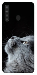 Чехол Cute cat для Galaxy A21