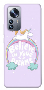 Чехол Believe in your dreams unicorn для Xiaomi 12X