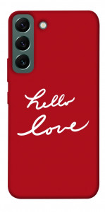 Чехол Hello love для Galaxy S22