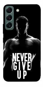 Чехол Never give up для Galaxy S22