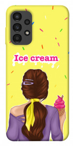 Чехол Ice cream girl для Galaxy A13 4G