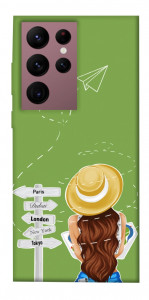 Чохол Travel girl для Galaxy S22 Ultra