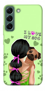 Чехол Love my dog для Galaxy S22