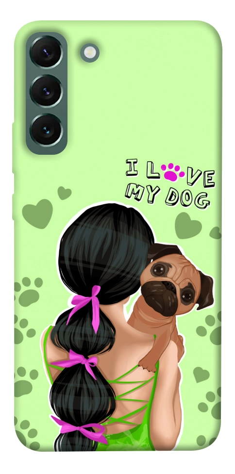 Чехол Love my dog для Galaxy S22+