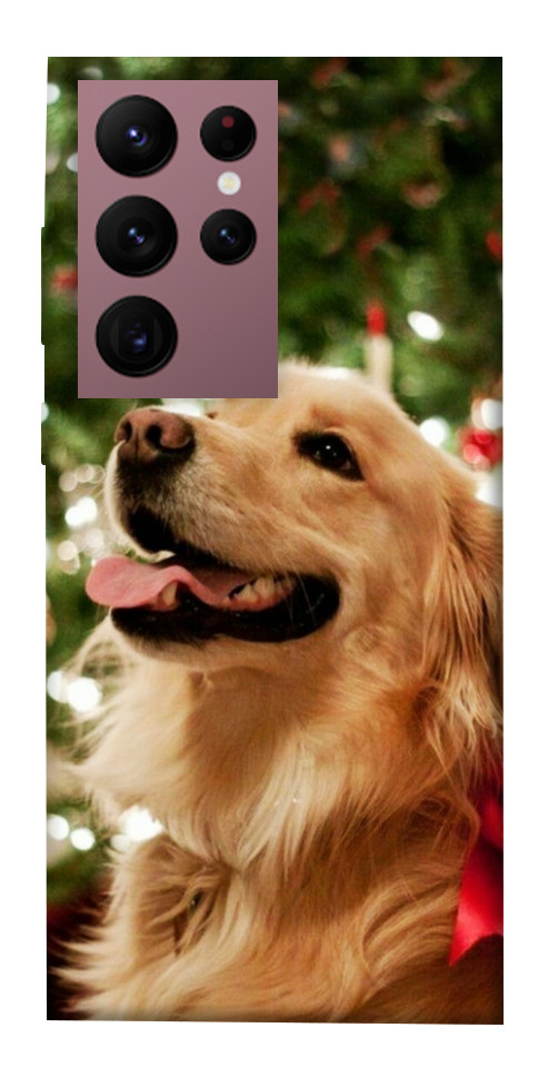 Чехол New year dog для Galaxy S22 Ultra