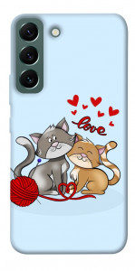 Чехол Два кота Love для Galaxy S22