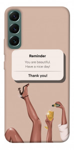 Чохол Beautiful reminder для Galaxy S22+